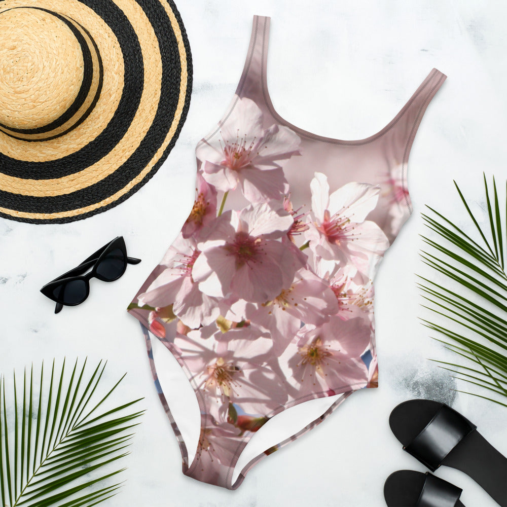 Cherry Blossom One-Piece Swimsuit – DHAgear