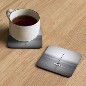 Sailboat- Cork-back coaster